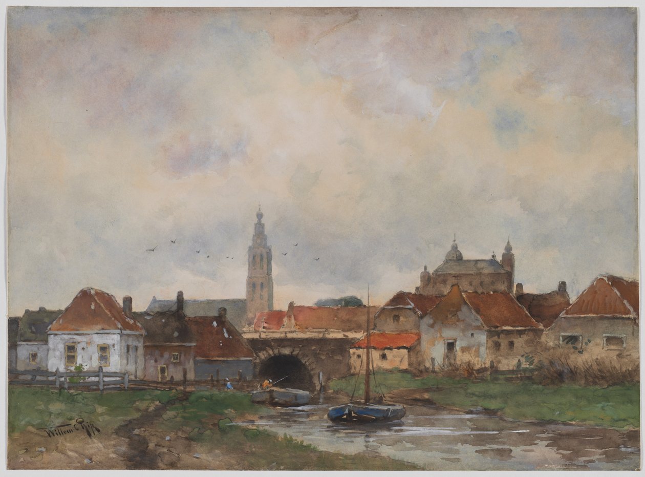 Fechadura superior em Steenbergen, 1800s. de Willem C Rik