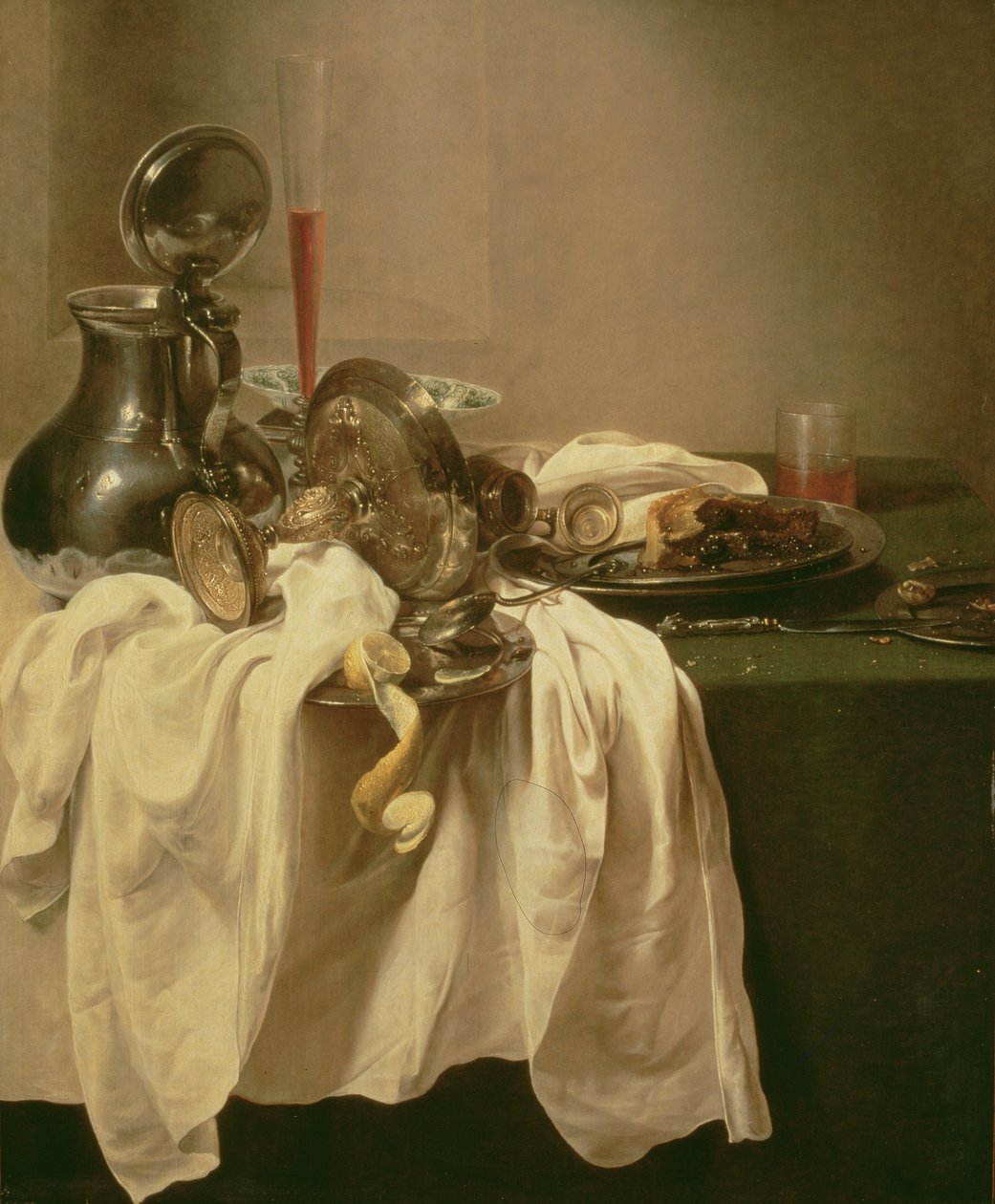 Natureza Morta (óleo sobre tela) de Willem Claesz. Heda