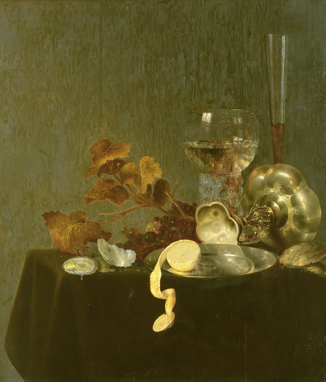 Ainda vida de Willem Claesz. Heda