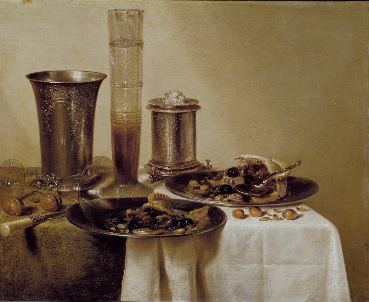 A sobremesa, 1637 de Willem Claesz. Heda