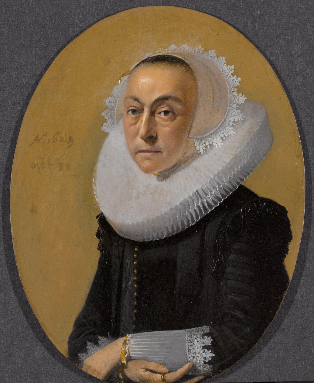 Retrato de uma Mulher de Willem Cornelisz Duyster (attributed to)