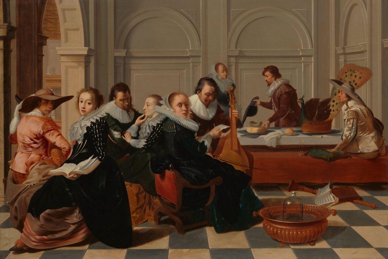 O Encontro Musical de Willem Cornelisz Duyster (copy after)