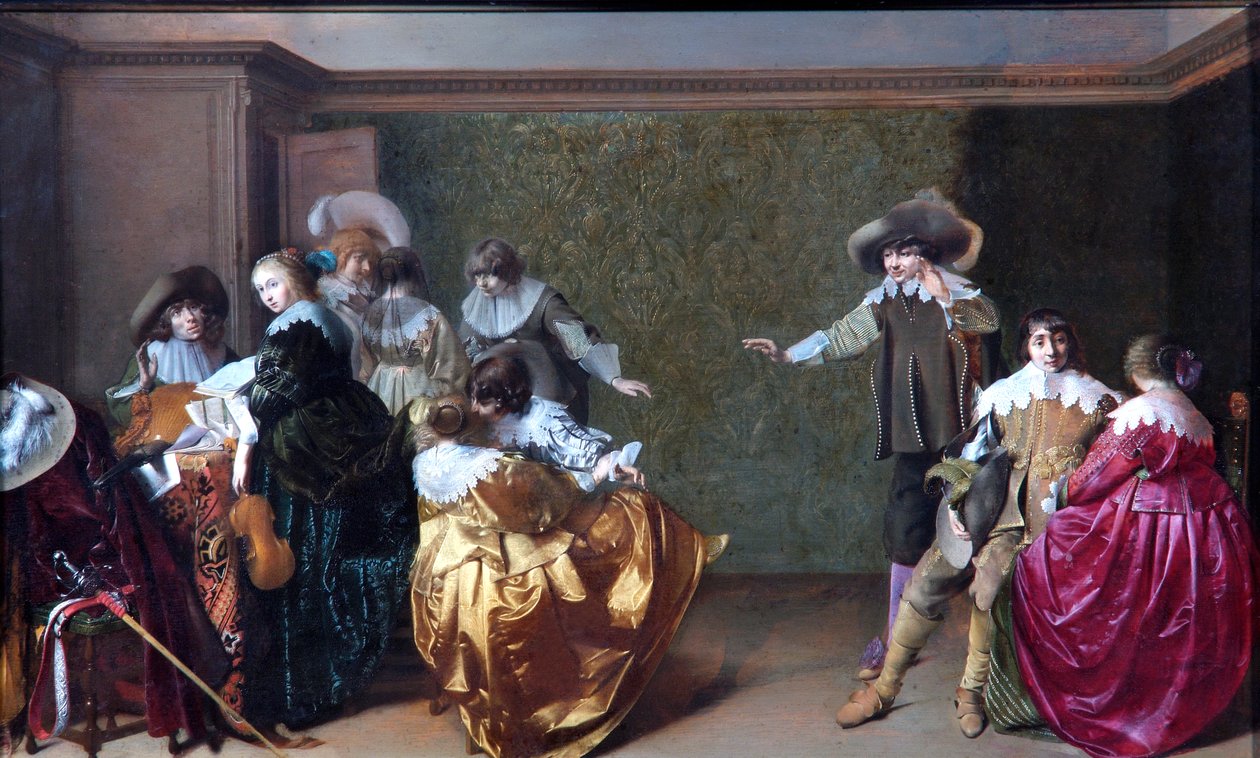 A Musical Party, c.1620-35 (óleo sobre painel de carvalho) de Willem Cornelisz Duyster