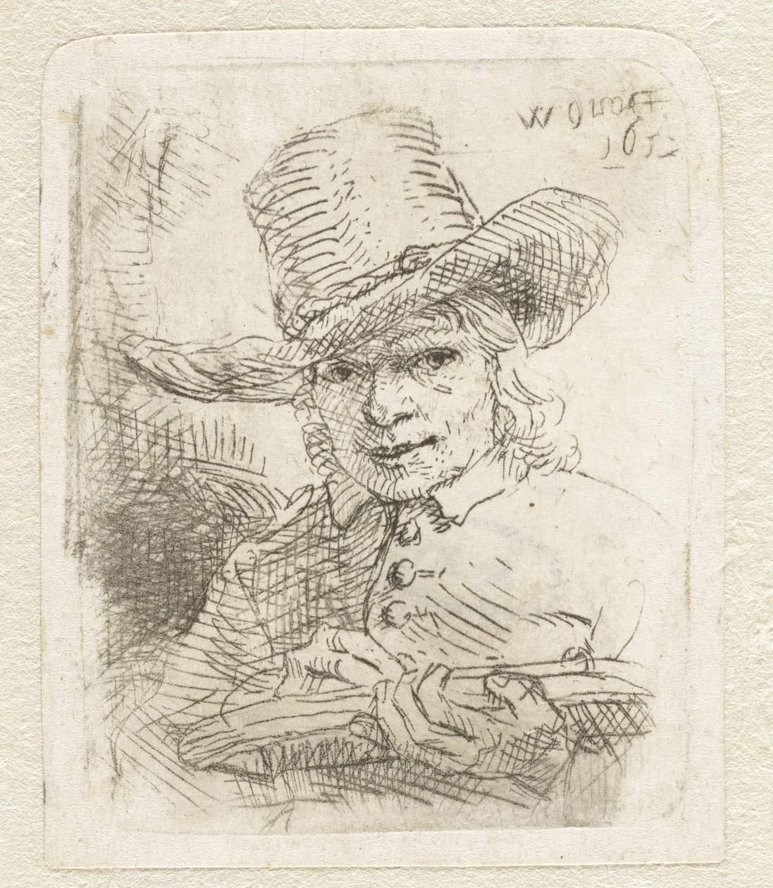Auto-retrato de Willem Drost