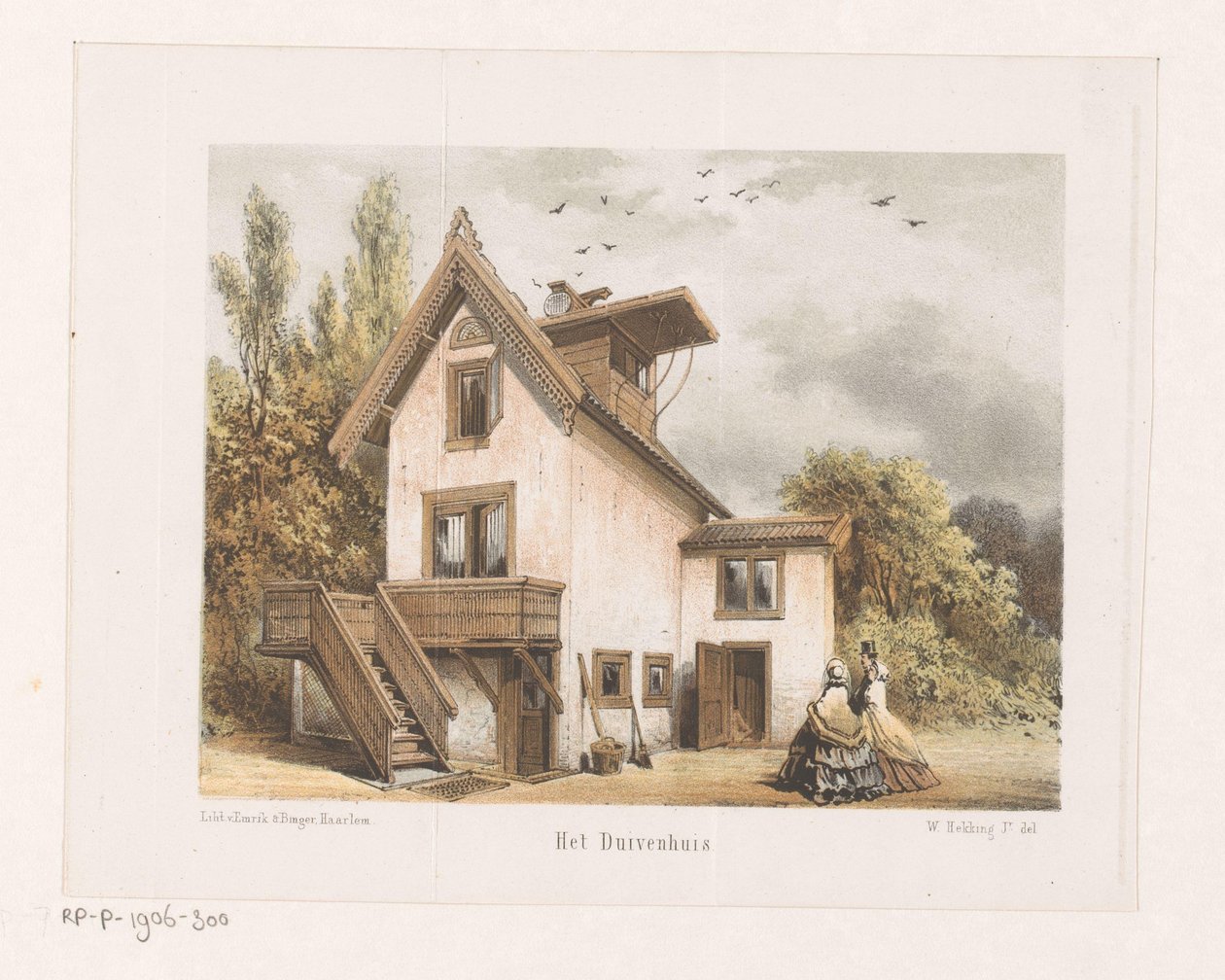 Casa dos Pombos em Artis de Willem Hekking jr.