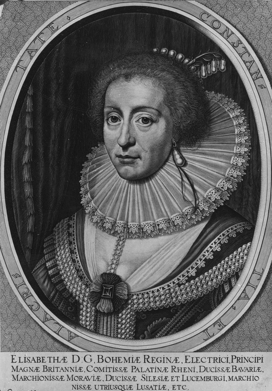 Isabel, rainha da Boêmia, 1630 de Willem Hondius