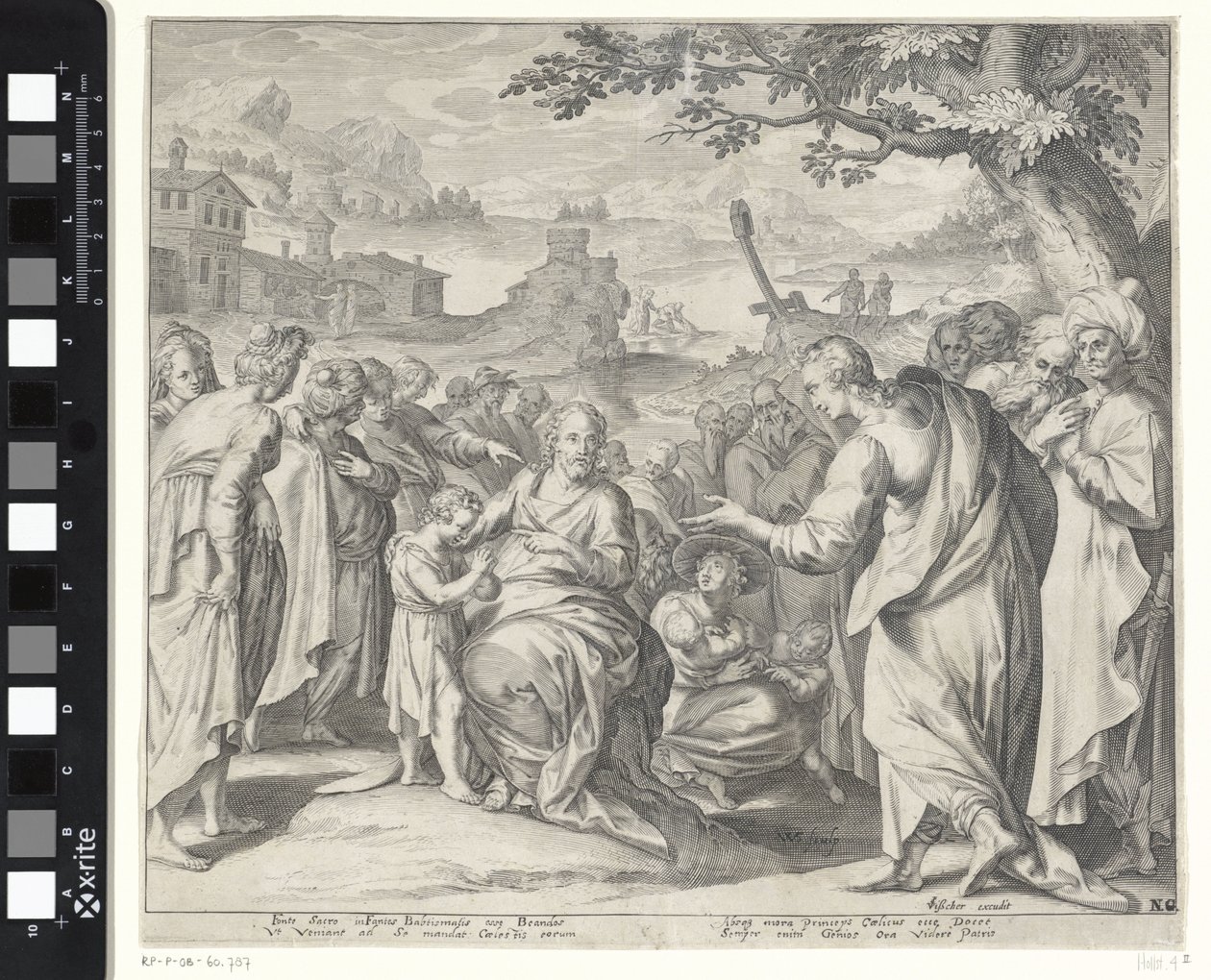 Cristo abençoa as crianças de Willem Isaacsz. van Swanenburg