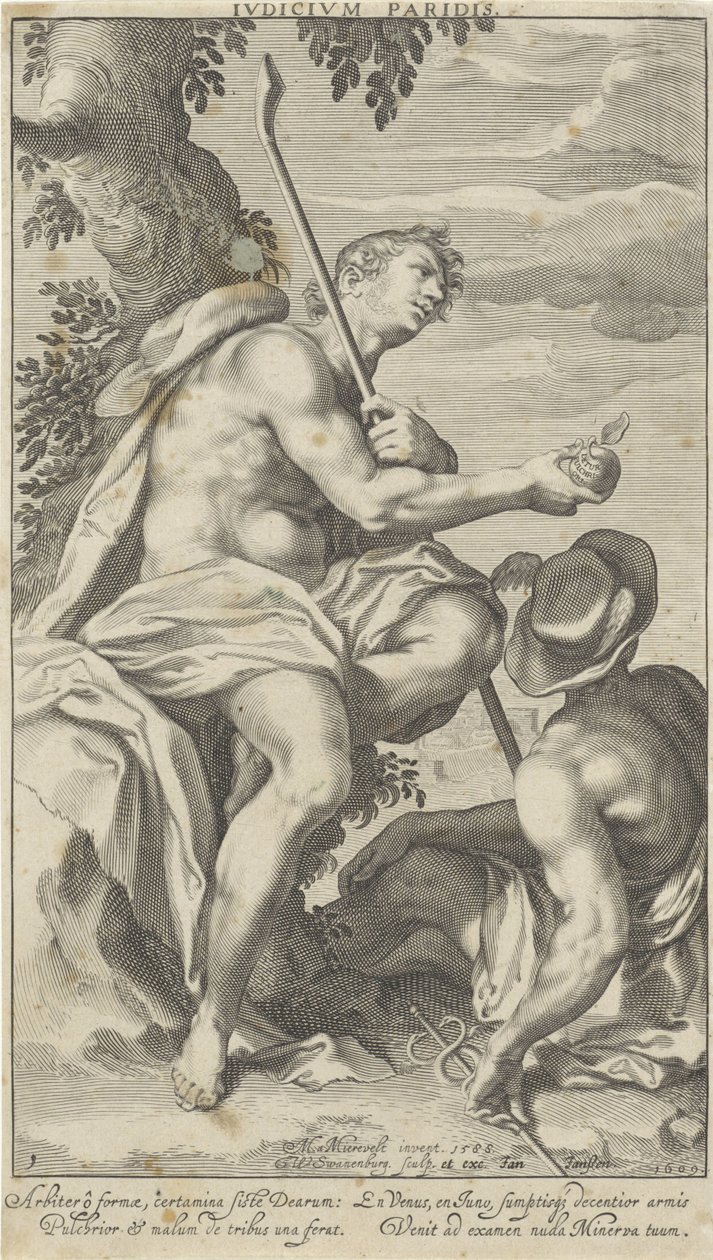 Paris e Mercúrio
Iudicium Paridis (título sobre o objecto)
Julgamento de Paris (título da série) de Willem Isaacsz. van Swanenburg