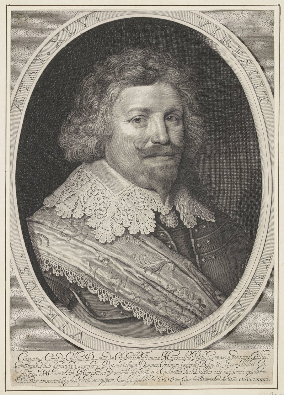 Retrato de Gaspard de Coligny de Willem Jacobsz Delff