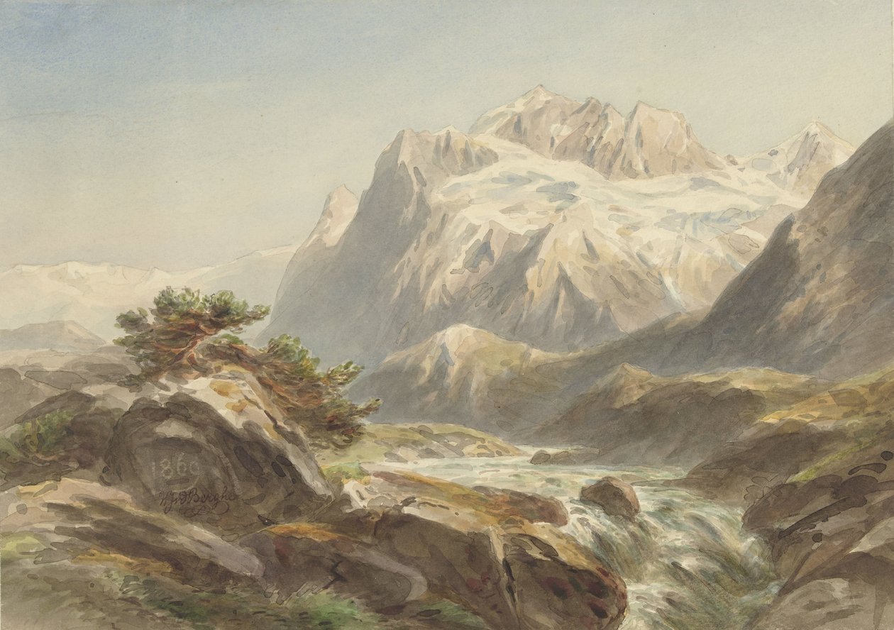 Paisagem de montanha de Willem Jan van den Berghe