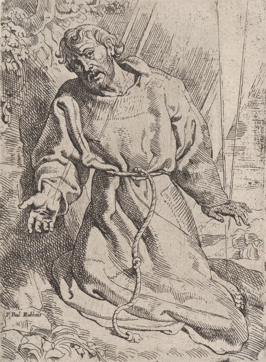 São Francisco Recebendo os Estigmas, ca. 1613-14. de Willem Pietersz. Buytewech