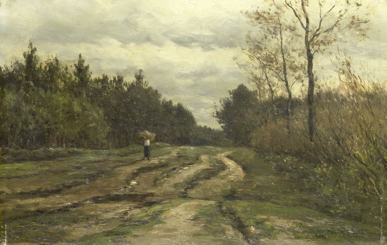 Country Road perto de Laren, (Província da Holanda do Norte) de Willem Roelofs (I)