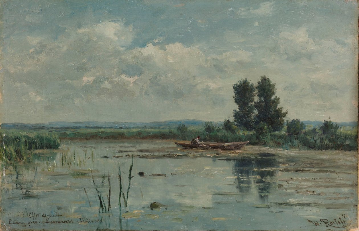 Lago perto de Loosdrecht Folha de água perto de Loosdrecht de Willem Roelofs (I)