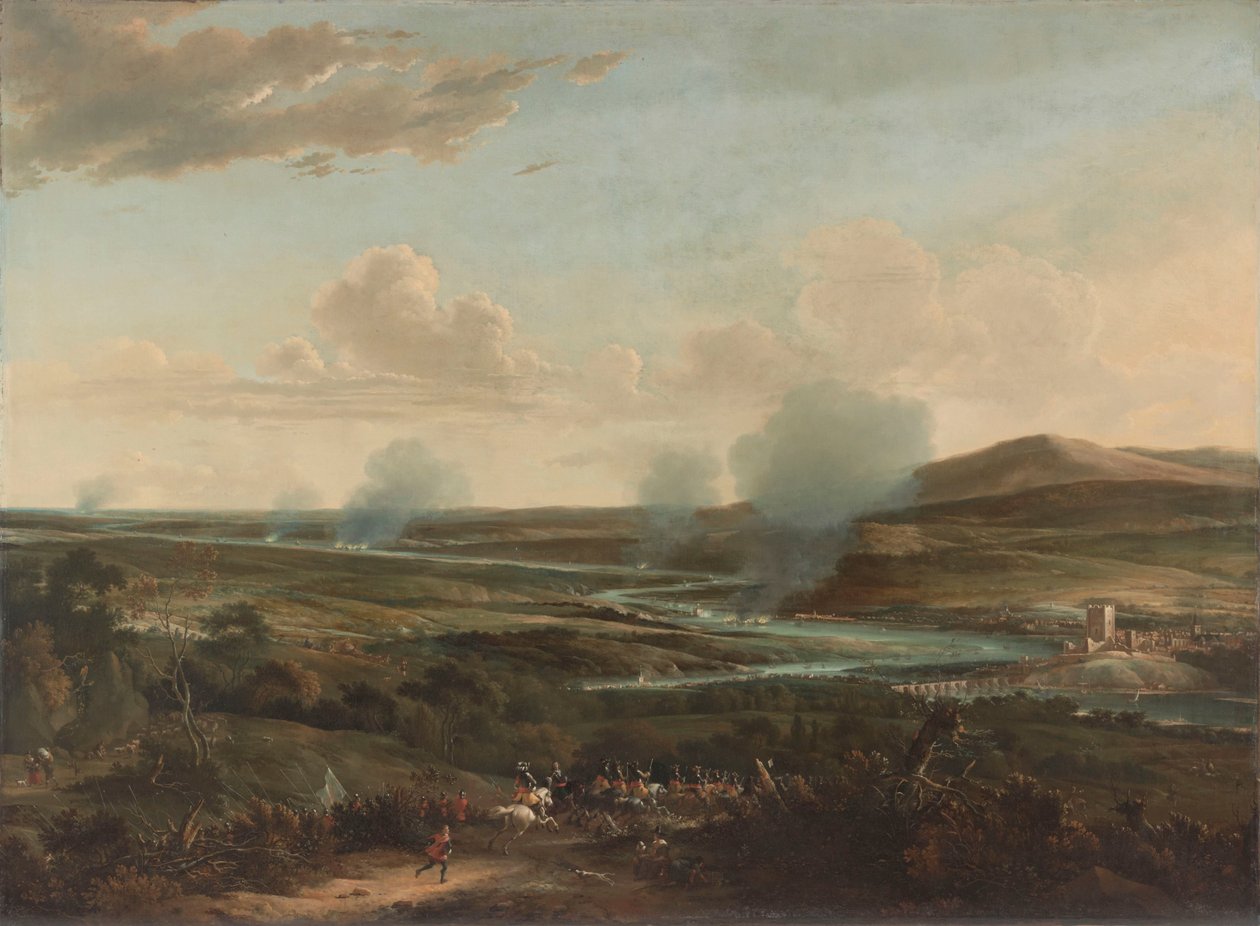 A Batalha de Medway
Velejar para Chatham, 1667: visto de uma colina perto de Rochester de Willem Schellinks
