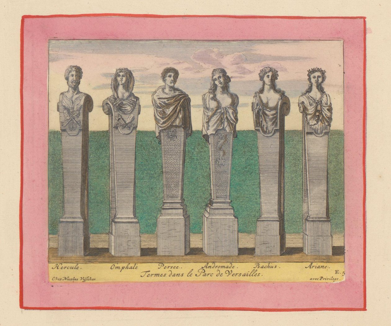 Hermes von Herkules, Omphale, Perseus, Andromeda, Bacchus und Ariadne de Willem Swidde