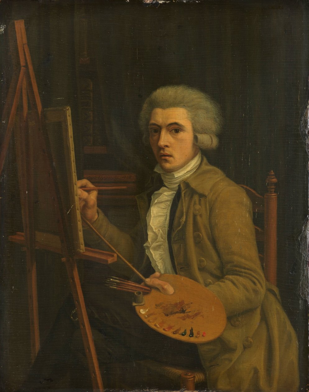Retrato de um Pintor, provavelmente o próprio Artista de Willem Uppink