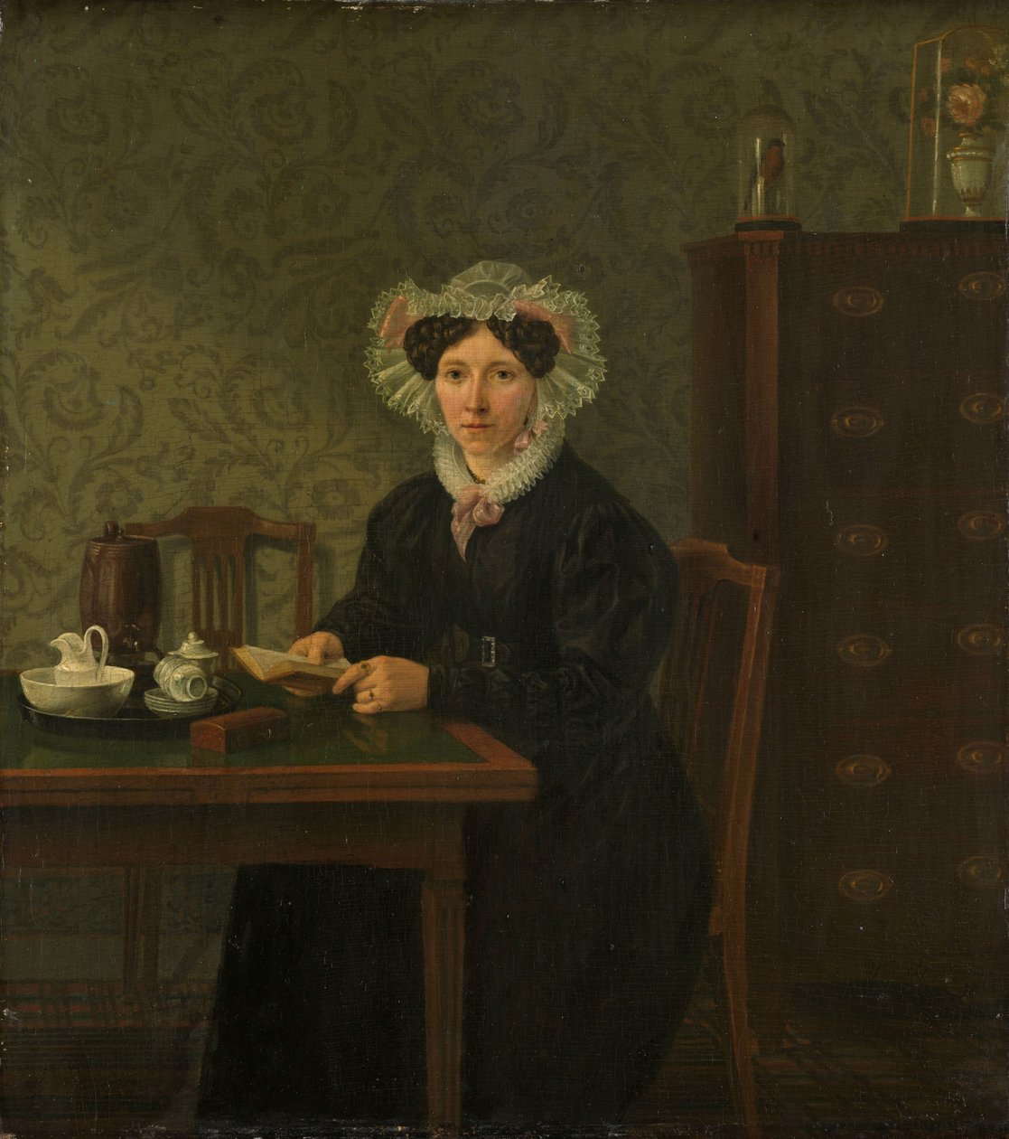Retrato de uma mulher de Willem Uppink