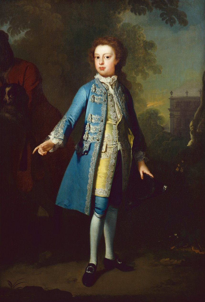 Retrato do 3º Duque de Chandos como Rapaz (óleo sobre tela) de Willem Verelst