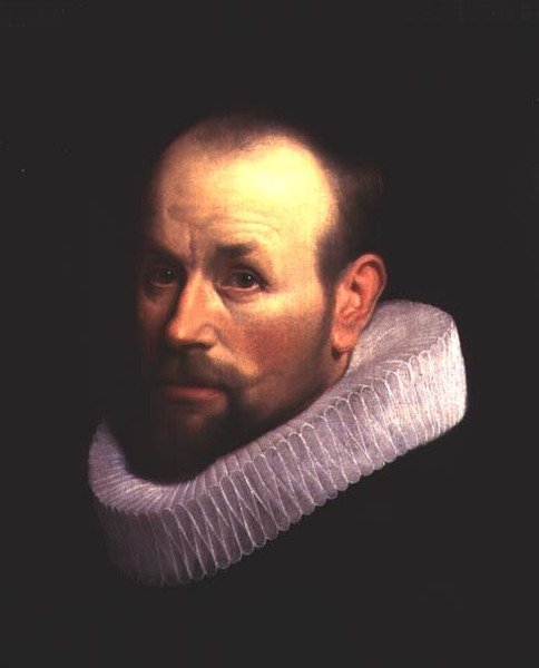 Retrato de um homem em um rufo de Willem Willemsz. van der Vliet
