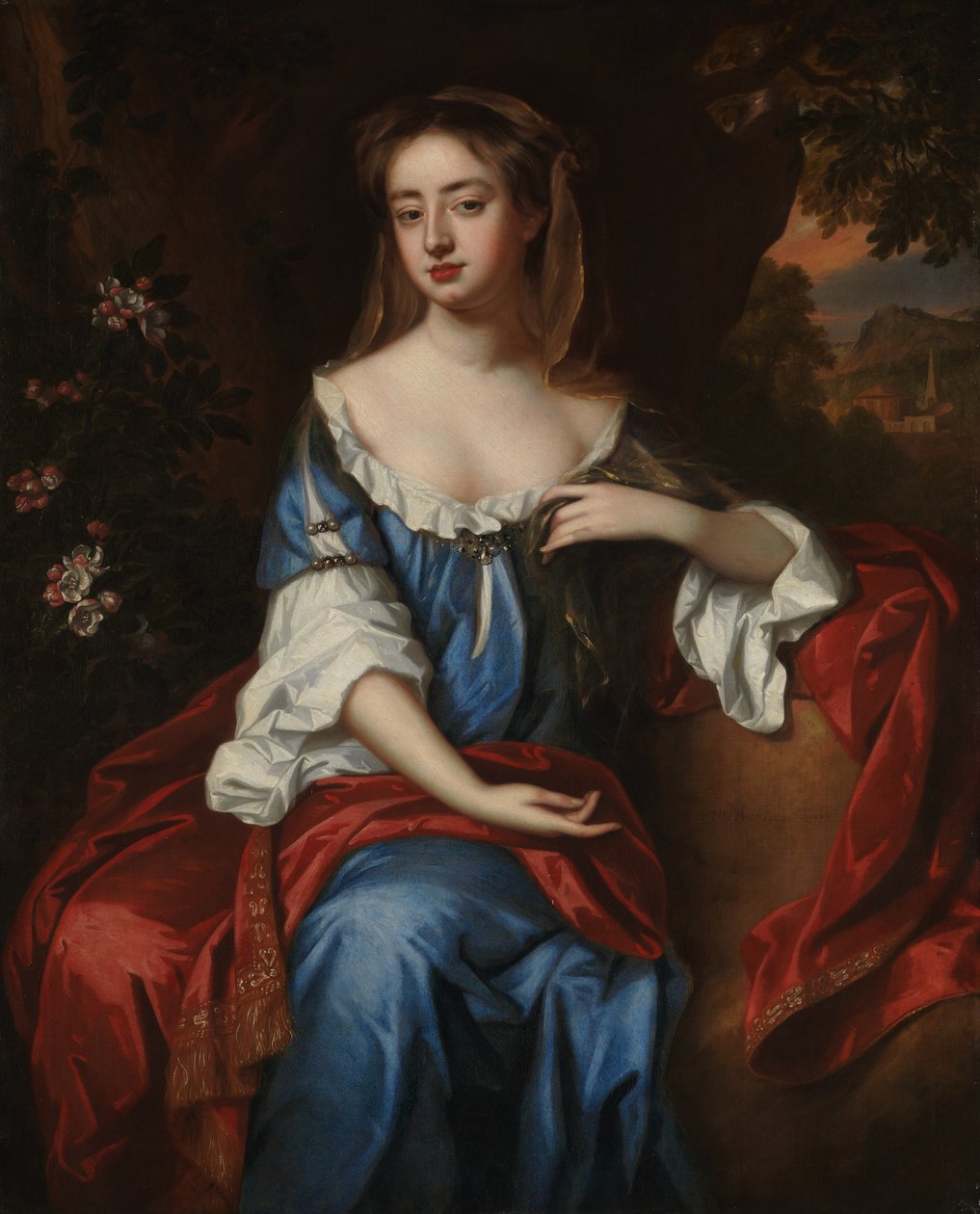 Retrato de uma mulher, ca. 1687 de Willem Wissing
