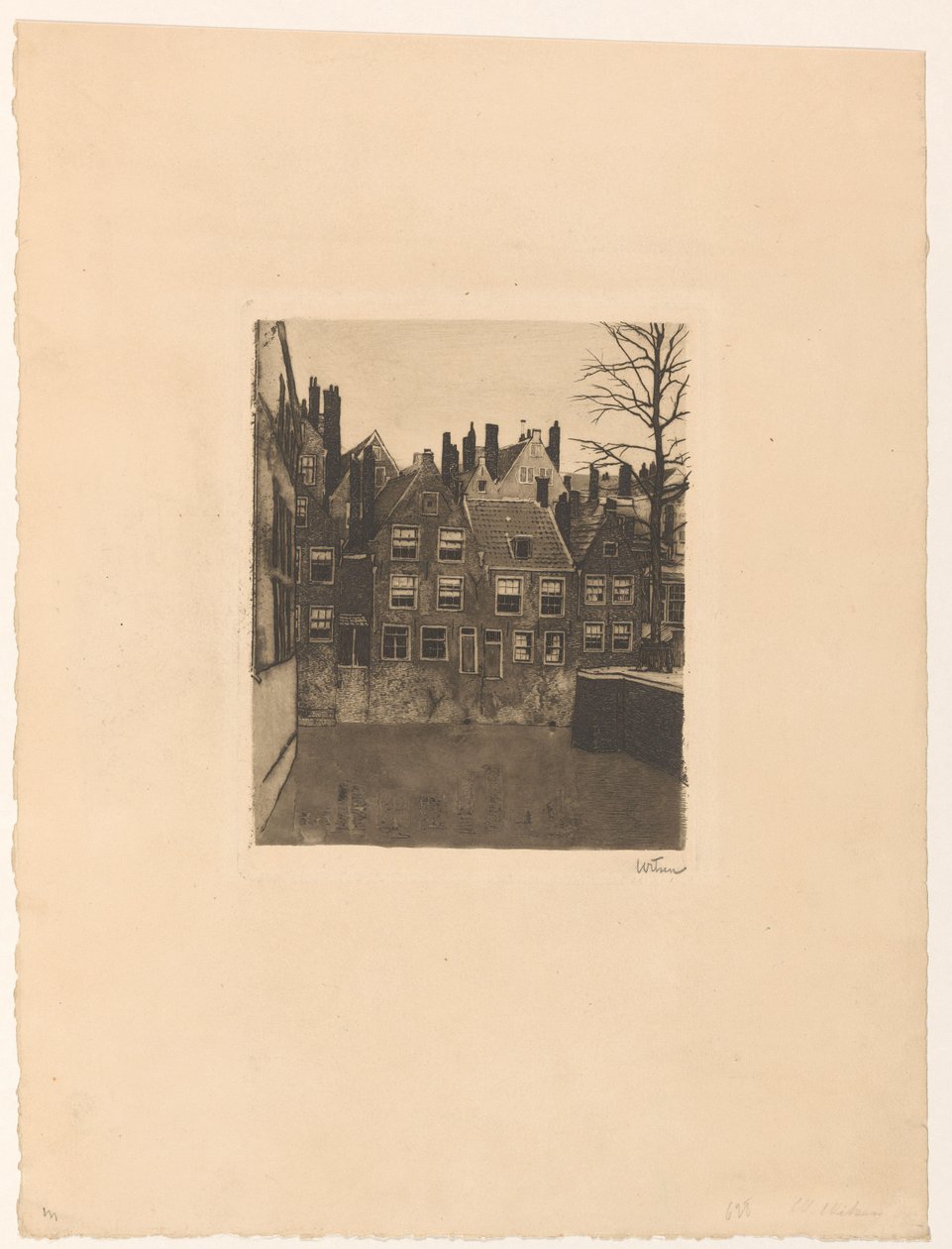 Groenendaal em Roterdão de Willem Witsen (signed by artist)