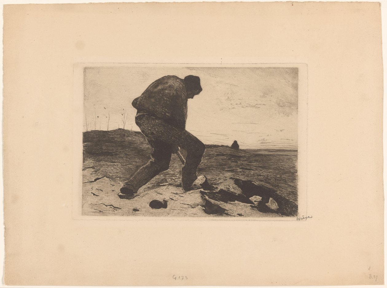colheitadeira de Willem Witsen (signed by artist)