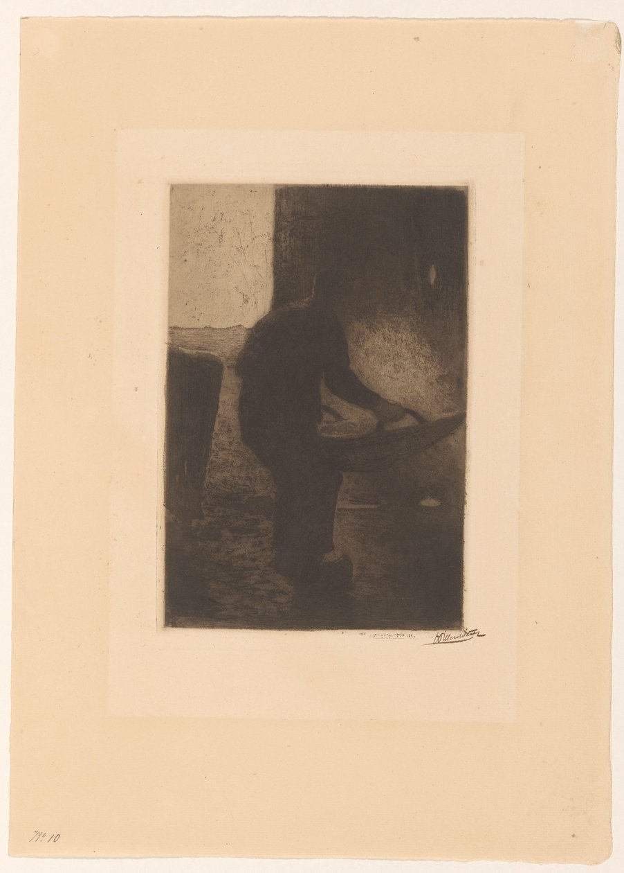 Homem a masturbar-se de Willem Witsen (signed by artist)
