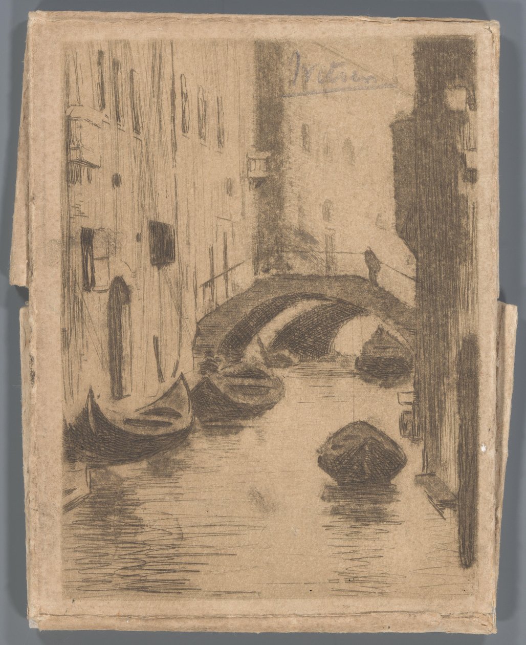 Ponte sobre o Rio di San Toma, Veneza de Willem Arnoldus Witsen