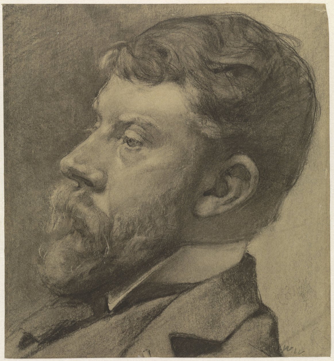 Retrato de George Hendrik Breitner de Willem Witsen