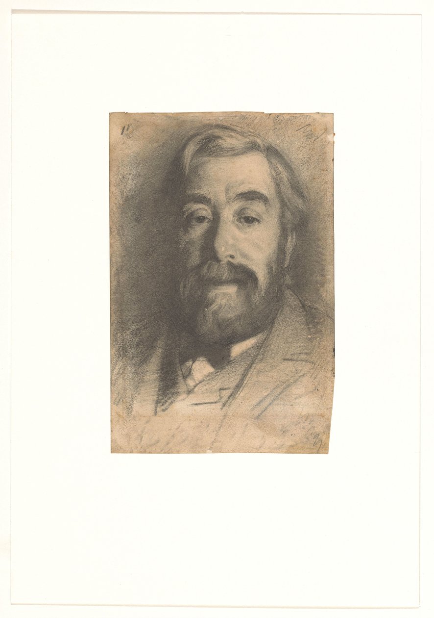 Retrato do pintor Anton Mauve de Willem Arnoldus Witsen