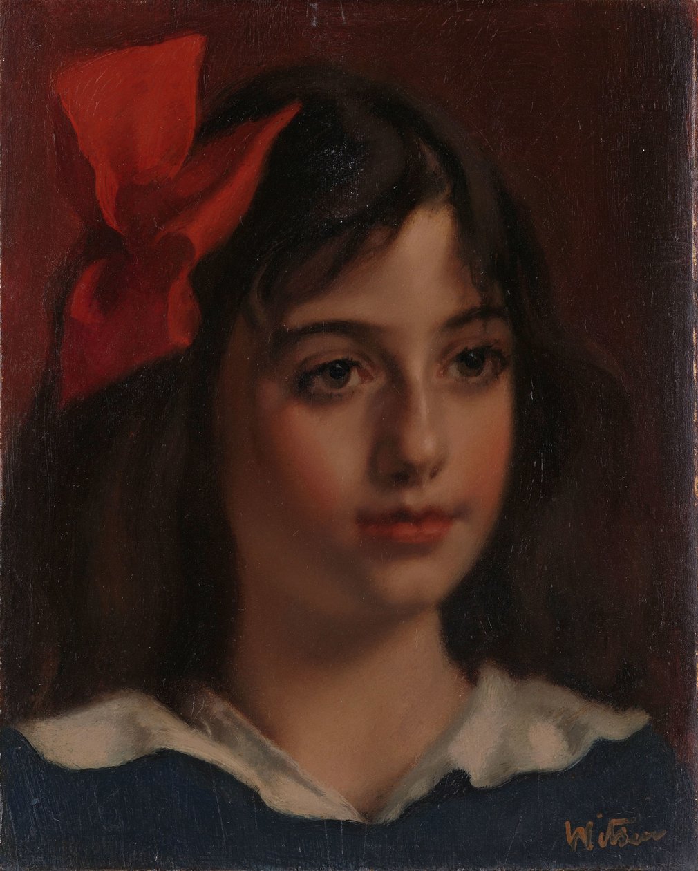 Retrato de uma rapariga de Willem Arnoldus Witsen