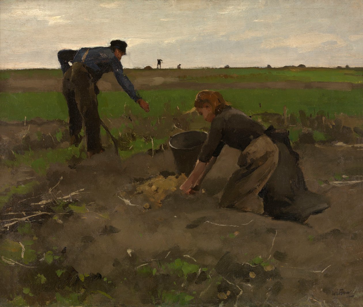 Apanhadores de batatas de Willem Witsen