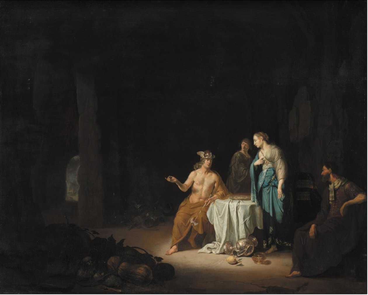 Mercúrio e Proserpina de Willem de Poorter