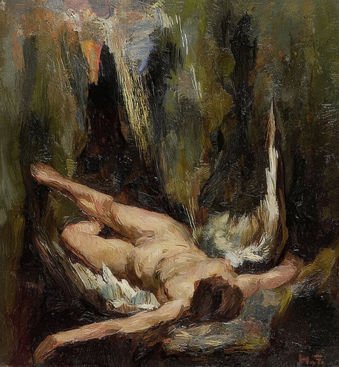 O anjo caído (De gevallen engel) de Willem de Zwart