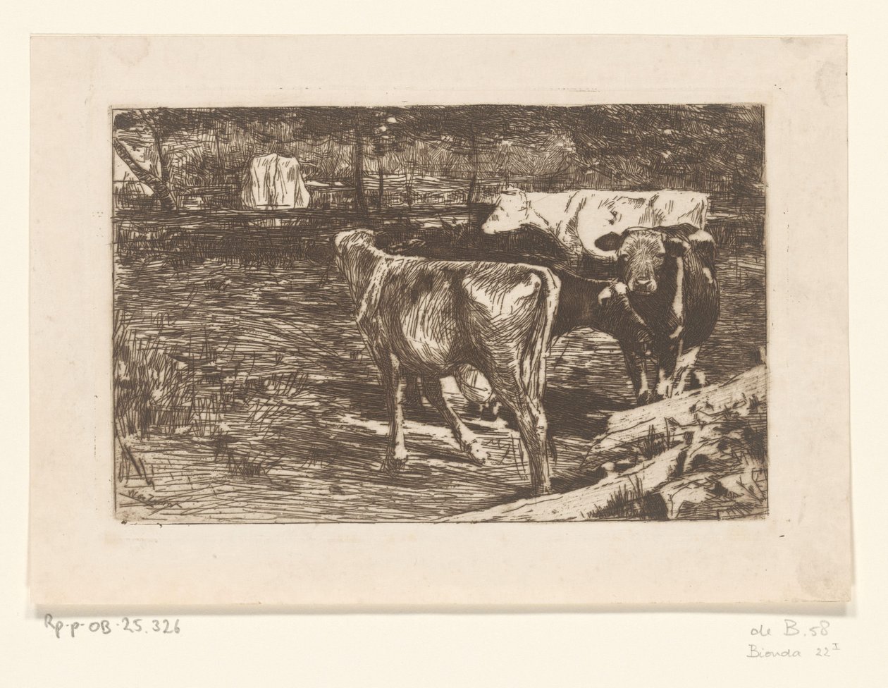 Quatro vacas num prado
Melkbocht (título original) de Willem de Zwart