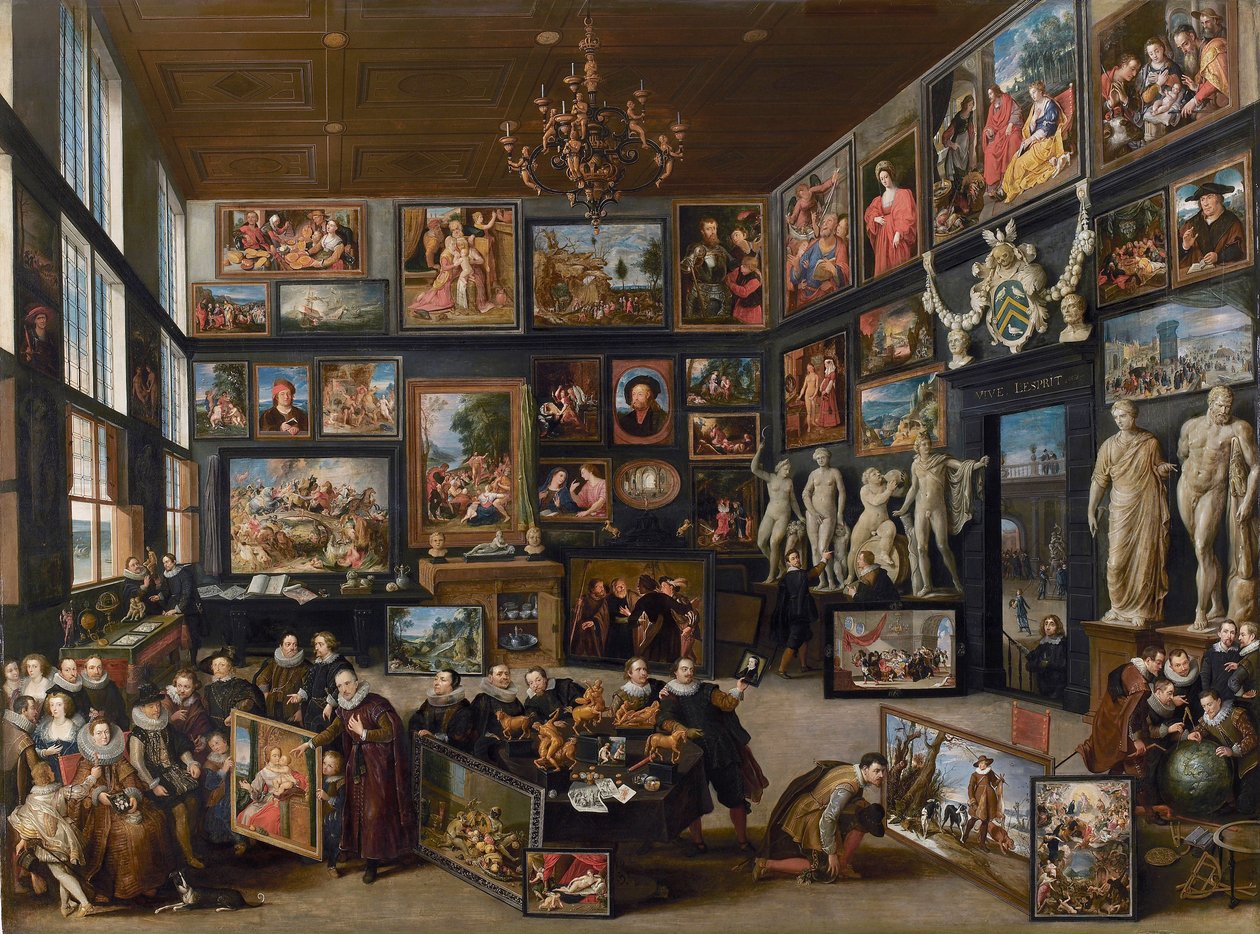 A Galeria de Cornelis van der Geest, 1628. de Willem van Haecht