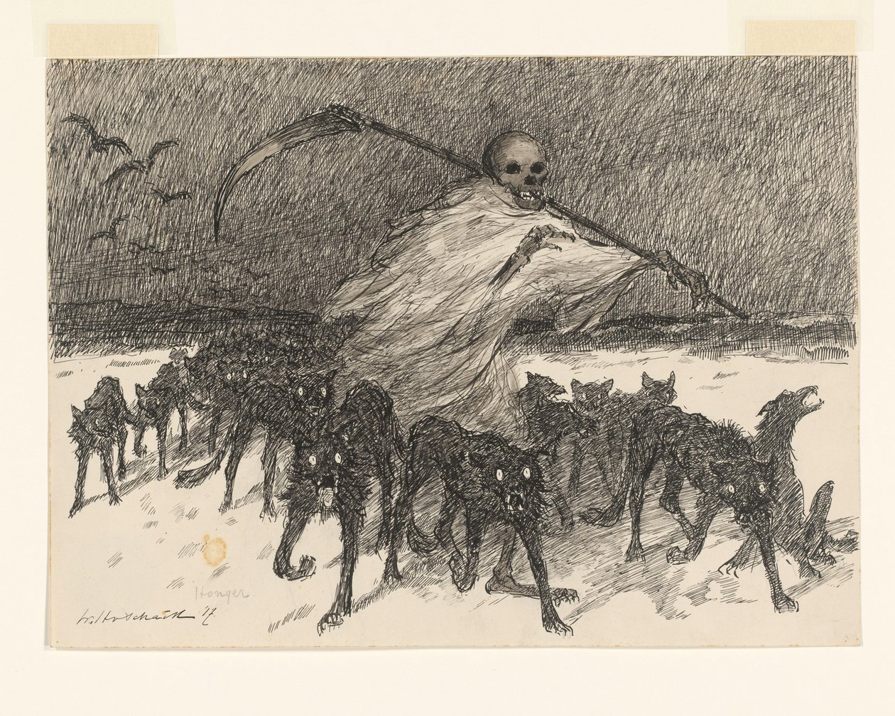 Honger (título original no objeto) de Willem van Schaik (signed by artist)