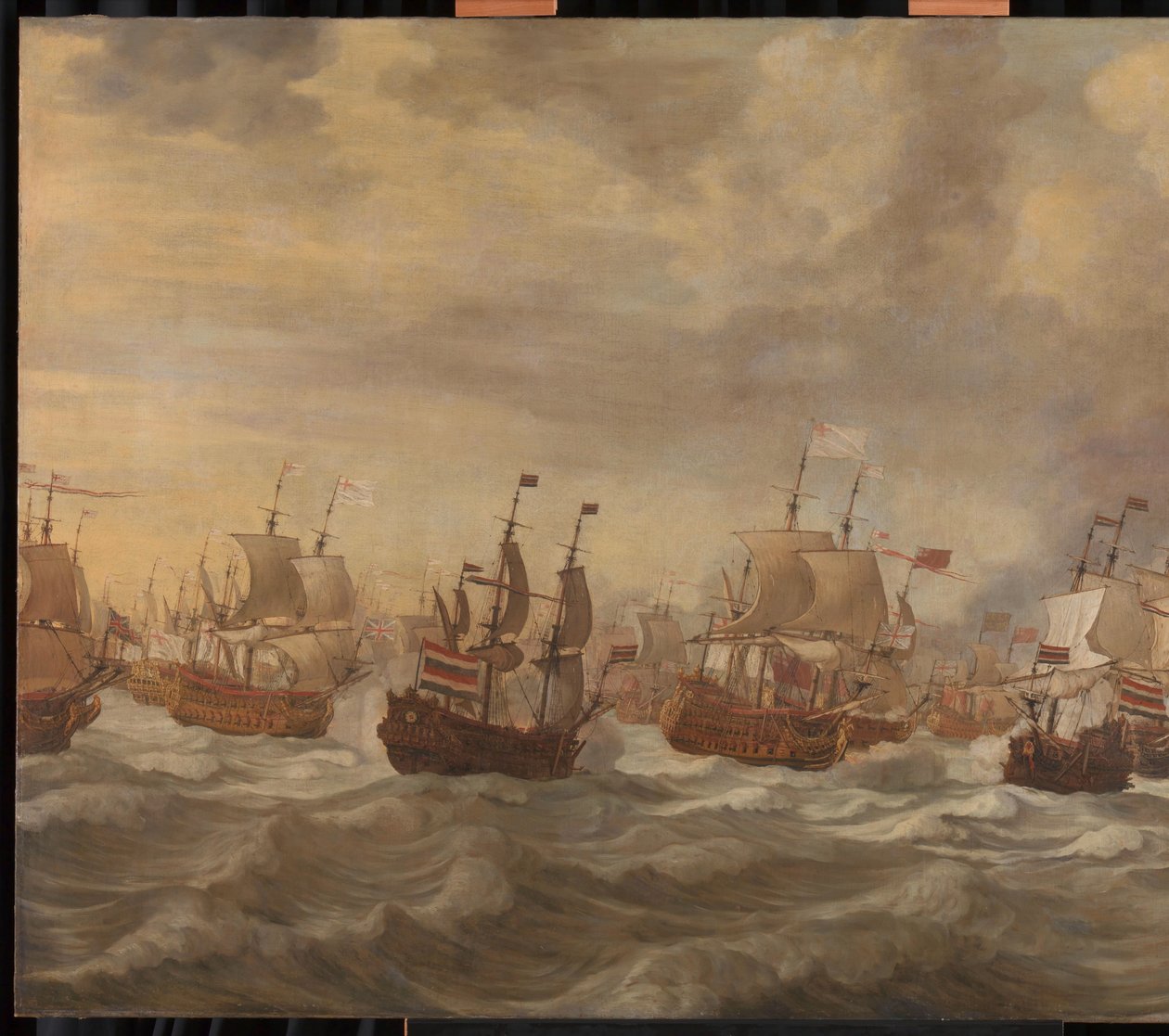Episódio da Batalha Naval dos Quatro Dias (11-14 de junho de 1666) de Willem van de Velde (I) (attributed to)