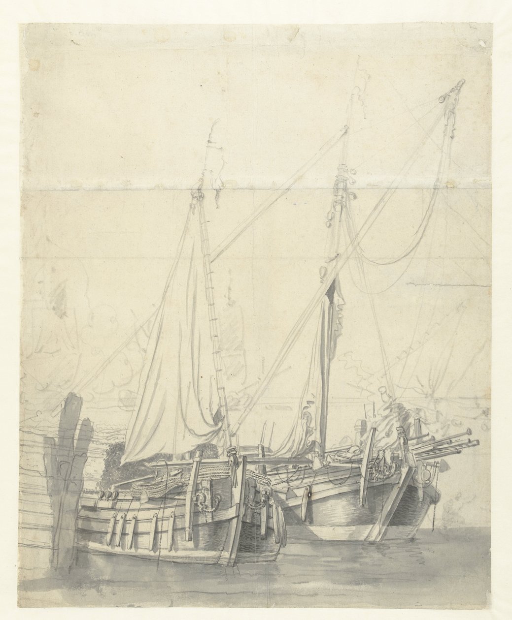 Duas barcaças de Willem van de Velde (I)