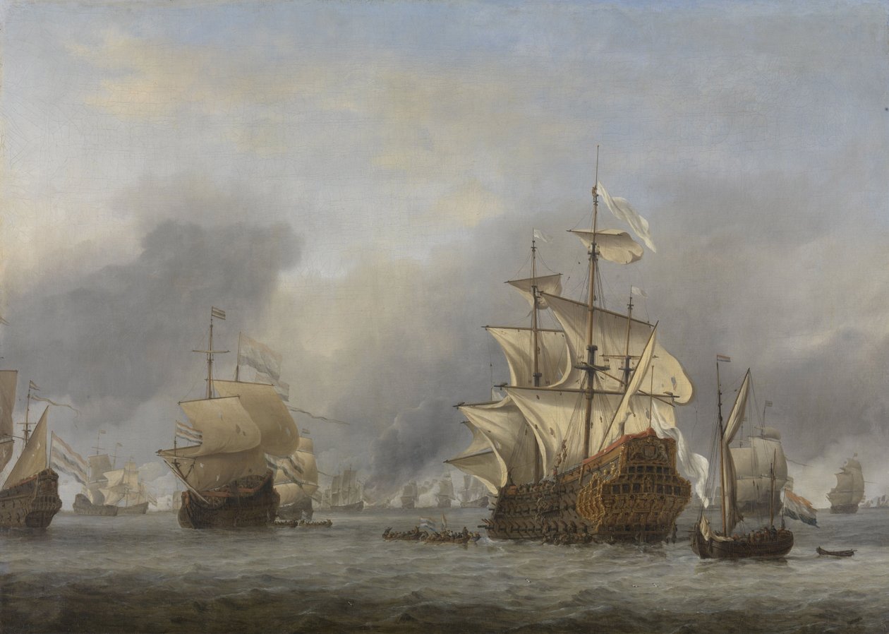 Captura do Príncipe Real, c.1670 de Willem van de Velde