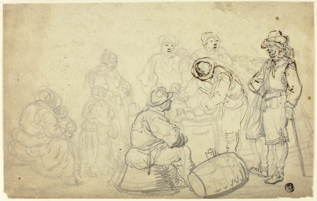 Cena de camponeses de Willem van de Velde I