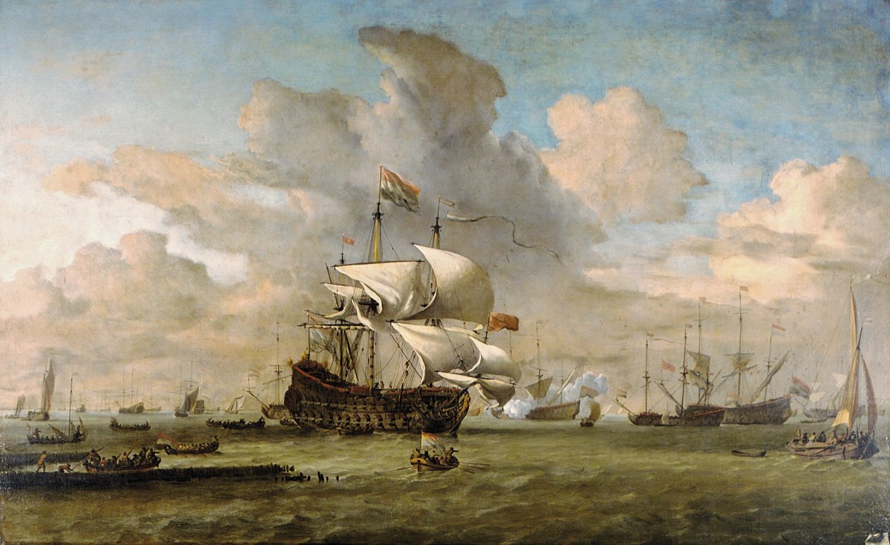 Holanda, 1692 de Willem van de Velde the Younger