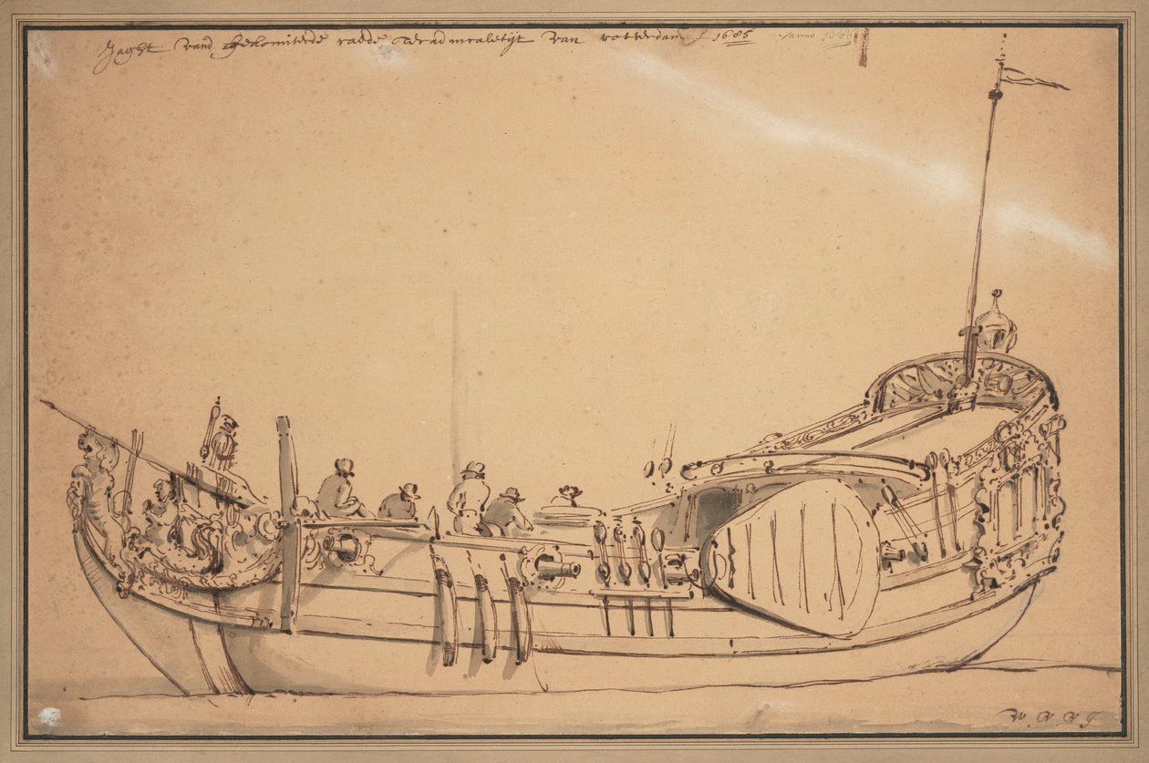 Iate do Almirantado do Maas de Willem van de Velde the Younger