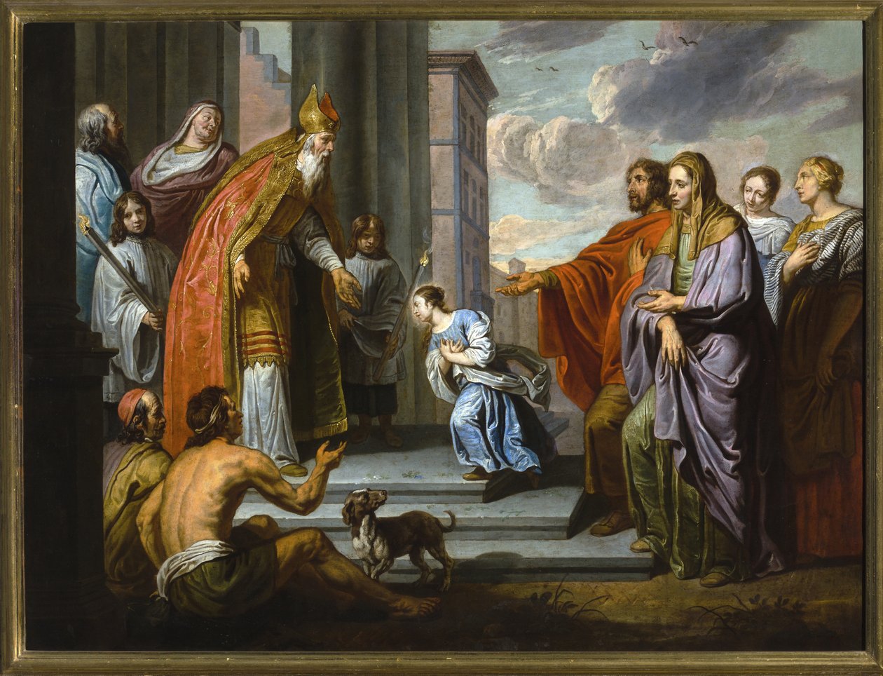 Apresentação de Maria no Templo de Willem van the Elder Herp