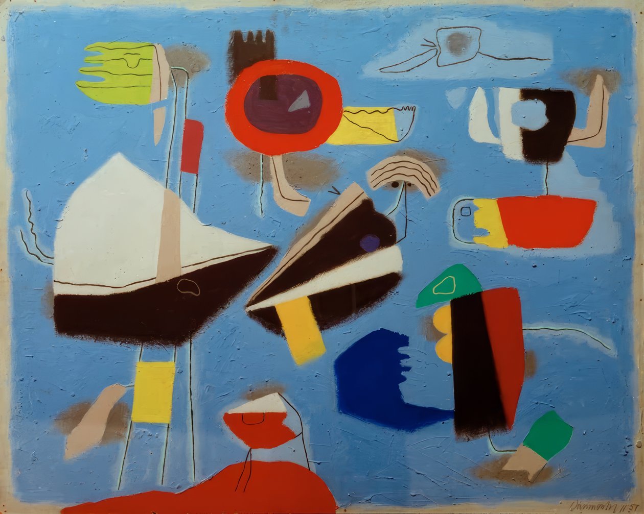 O leque em azul de Willi Baumeister