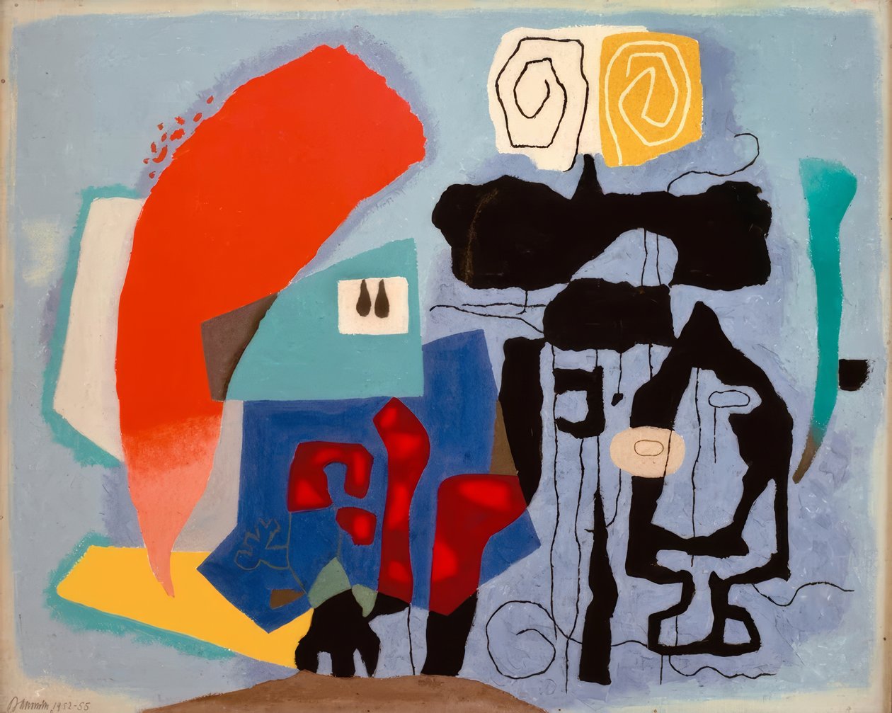 Punho no azul de Willi Baumeister