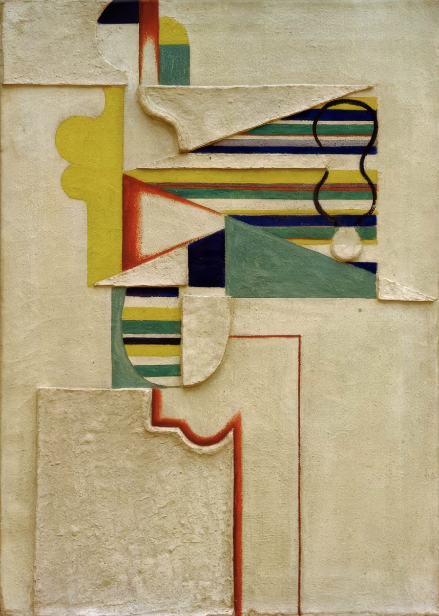 Figura com riscas de Willi Baumeister