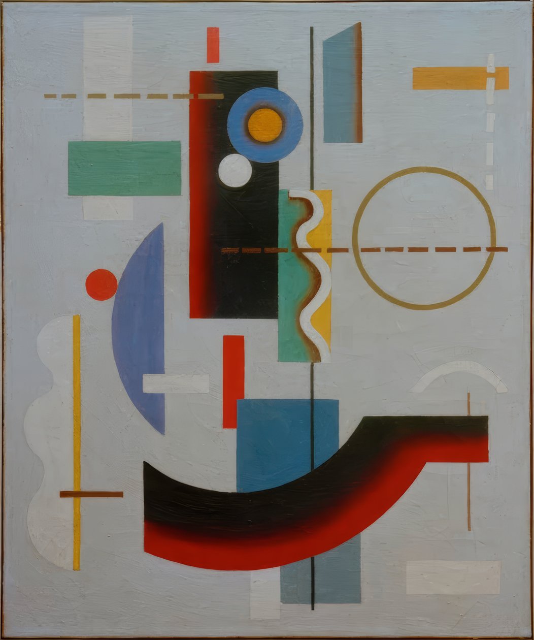 Forma geométrica suspensa de Willi Baumeister