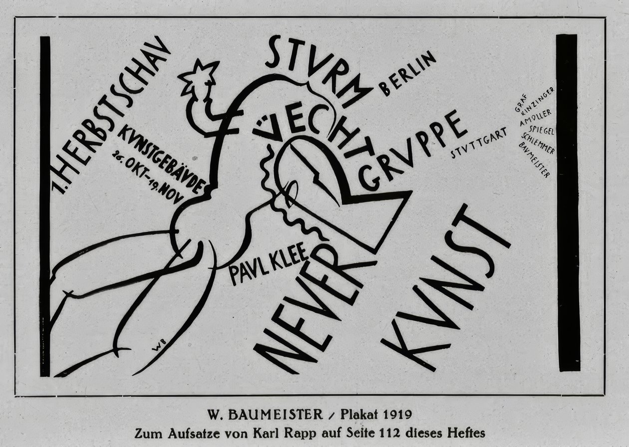 Cartaz  de Willi Baumeister