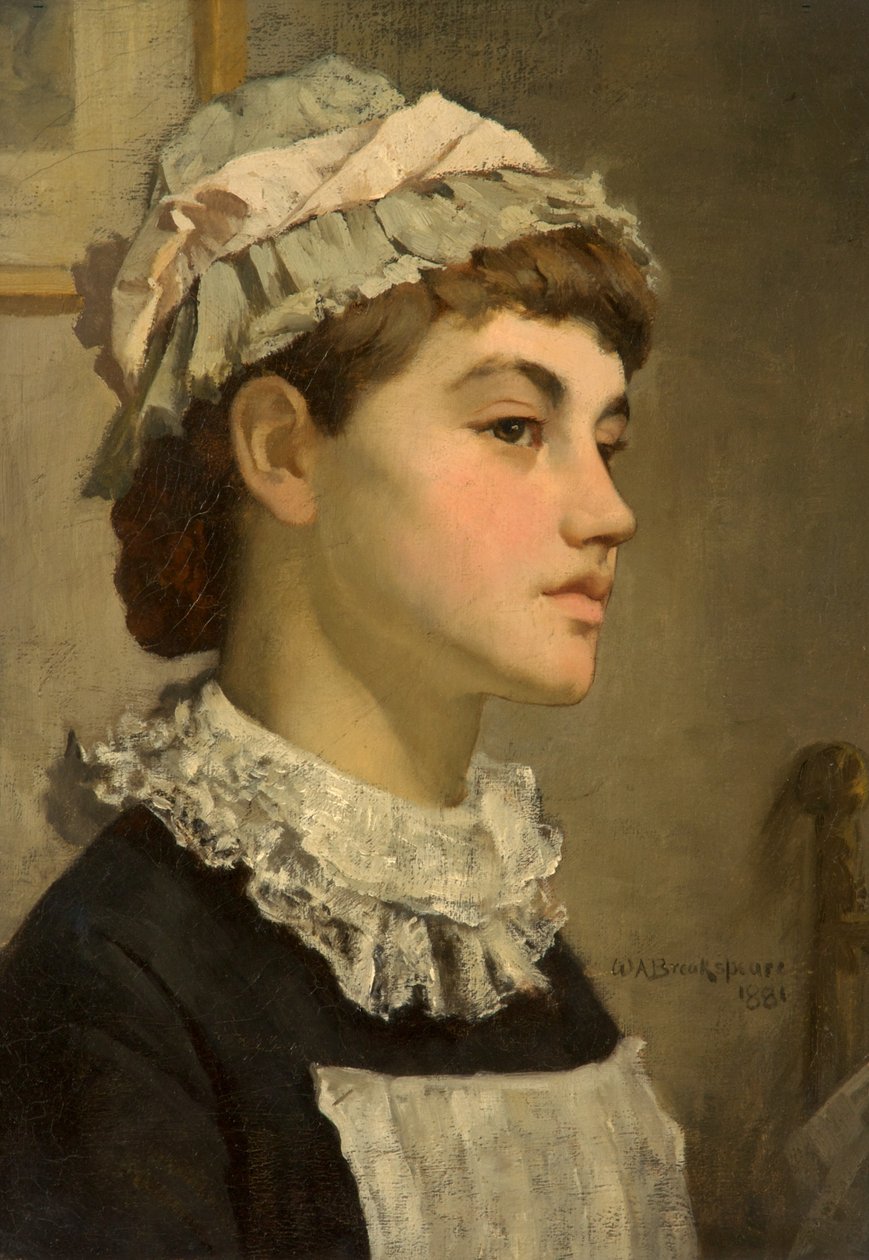 A empregada doméstica, 1881 de William A. Breakspeare